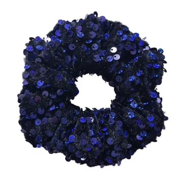 Some More Sequin Scrunchie Blue