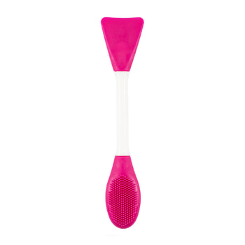 Onskin Cosmetics Facial Cleansing Spatula & Brush Fuchsia