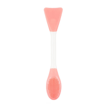 Onskin Cosmetics Pink Facial Cleansing Spatula & Brush