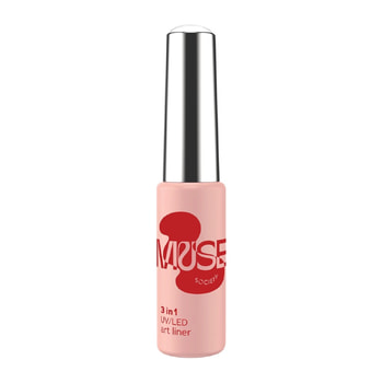 Muse Society Semi-Permanent Nail Polish for Nail Art – Art Liner True White 10 ml