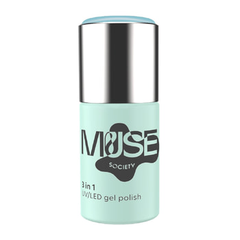 Muse Society UV/LED Semi-Permanent Nail Polish – Airy Blue #027 4 ml