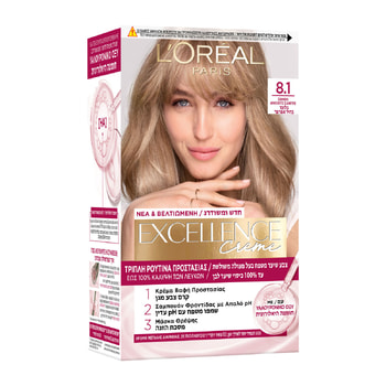 Excellence Creme Light Ash Blonde 8.1