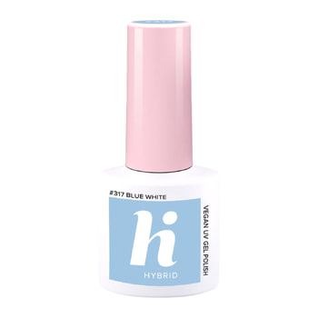 HI Hybrid Semi-Permanent Nail Polish – Blue White 5 ml