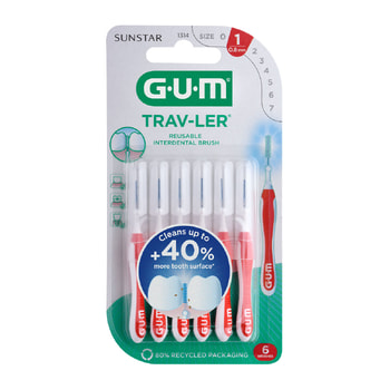 Gum Trav-Ler 1314 Interdental Brush 0.8 mm