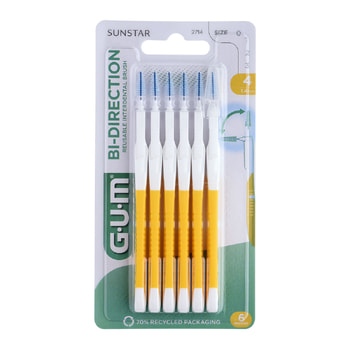 GUM Μεσοδόντιο Βουρτσάκι 2714 Bi-Direction Yellow 1,4mm