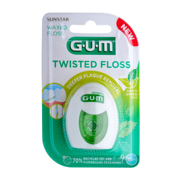 GUM 3500 Twisted Floss Green Tea & Mint 30m