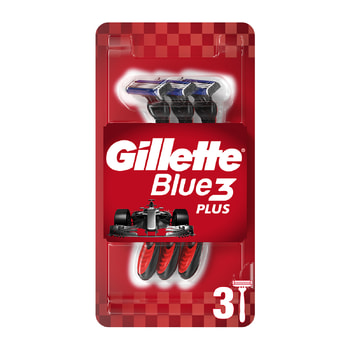 GILLETTE Blue3 Red