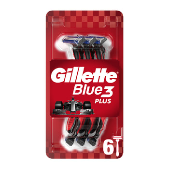 GILLETTE Blue3 Plus Red