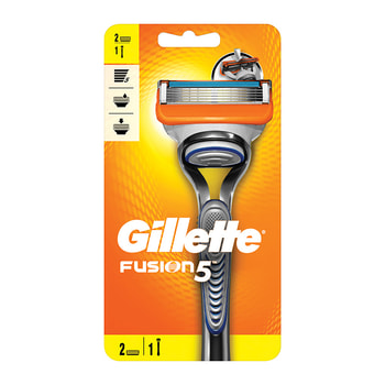 Gillette Fusion Manual Men's Shaver + 1 Replacement