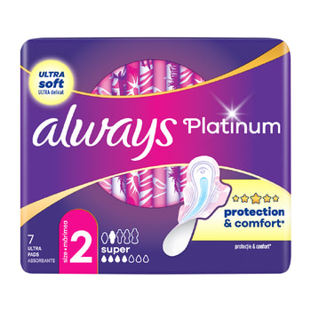 ALWAYS Platinum Ultra Long Plus Σερβιέτες με Φτερά