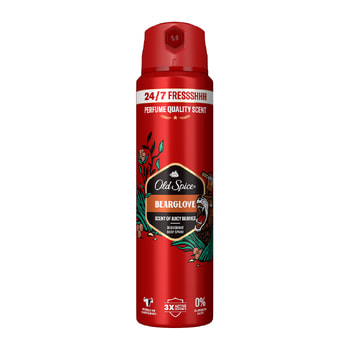Old Spice Bearglove Body Deodorant Spray for Men