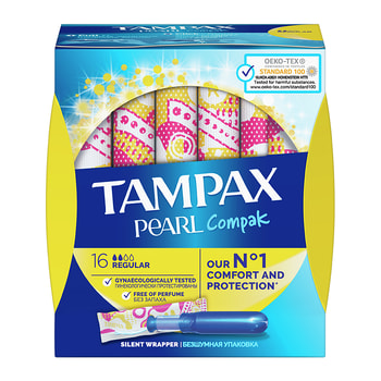 Tampax Compak Pearl Regular