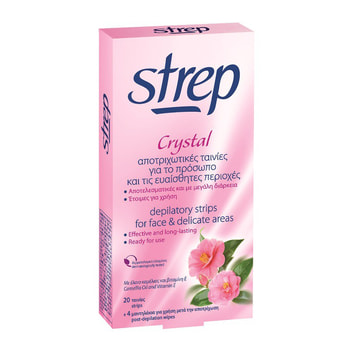Strep Crystal Facial Hair Removal Strips