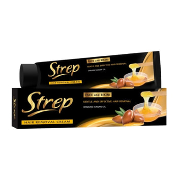 Strep Hair Removal Cream for Face & Bikini Argan Oil