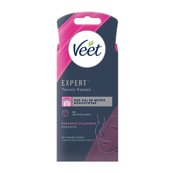 Veet Ταινίες Αποτρίχωσης Προσώπου Κρύο Κερί