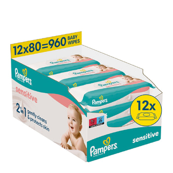Pampers Sensitive Baby Wipes