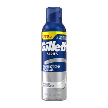Gillette Series Αναζωογονητικός Αφρός Ξυρίσματος με Green