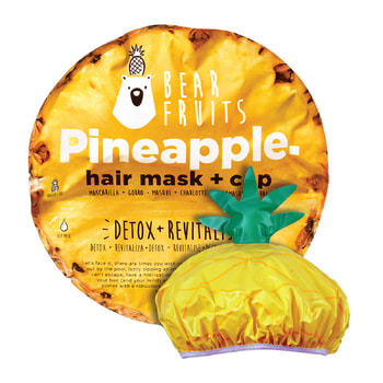 Bear Fruits Hair Mask Detox & Renew and Pineapple Cap
