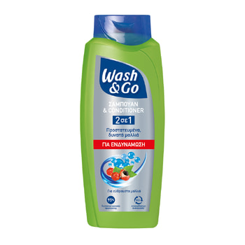 Wash & GO 2 in 1 Strengthening Shampoo & Conditioner