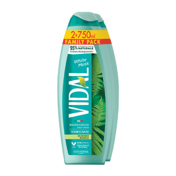 Vidal White Musk Family Pack Shower Gel