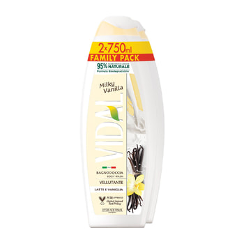 Vidal Milky Vanilla Shower Gel Family Pack