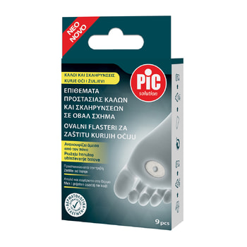 Pic Protective Pads for Corns & Calluses Oval 2.8X1.8Cm
