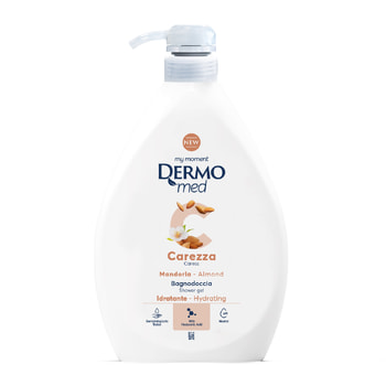 Dermomed Carezza Almond Shower Gel with Pump