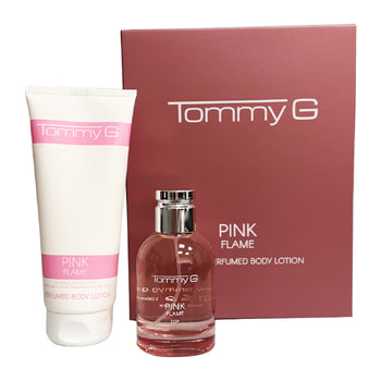 Tommy G. Pink Flame Set Eau De Parfum & Body Lotion