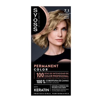 Syoss Μόνιμη Βαφή Μαλλιών 7-1 Ξανθό – 50 ml
