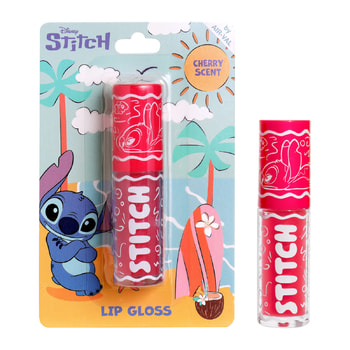 AIR-VAL Stitch Lip Gloss Με Άρωμα Κεράσι Pink