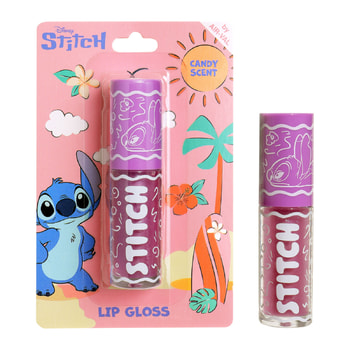 AIR-VAL Stitch Lip Gloss Με Άρωμα Ζαχαρωτό Purple