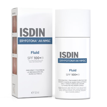 Isdin Eryfotona Ak-Nmsc Fluid SPF100+ - Αντηλιακό Για Πρόληψη & Επιδιόρθωση Της Ακτινικής Βλάβης Με SPF100+ & Dna Repairsomes