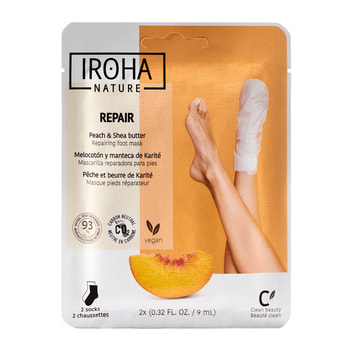 Iroha Nature Peach Repairing Foot Mask