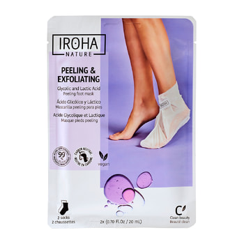 Iroha Nature Lavender Foot Mask Socks for Exfoliation