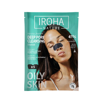 Iroha Nature Nose Strips for Blackhead Removal with Activated Charcoal
