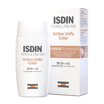 Isdin Foto Ultra 100 Active Unify Fusion Fluid Color Αντηλιακό Προσώπου SPF50+