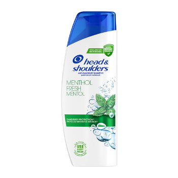 Head & Shoulders Menthol Fresh Αντιπιτυριδικό Σαμπουάν Έως Και 100% Μαλλιά Χωρίς Πιτυρίδα – 250 ml