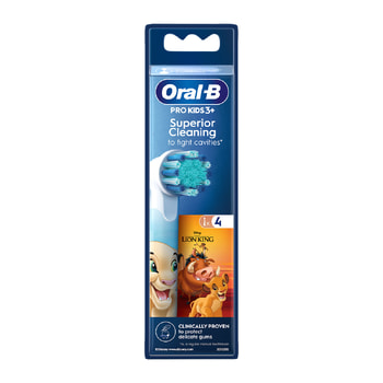 Oral-B Kids Lion King Ανταλλακτικές Κεφαλές Παιδικής Ηλεκτρικής Οδοντόβουρτσας