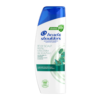Head & Shoulders Itchy Scalp Αντιπιτυριδικό Σαμπουάν Έως και 100% Μαλλιά χωρίς Πιτυρίδα – 330 ml