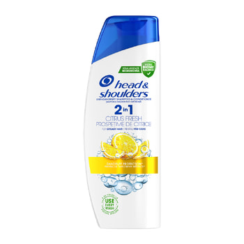 Head & Shoulders Citrus Fresh 2σε1 Αντιπιτυριδικό Σαμπουάν & Conditioner Έως & 100%