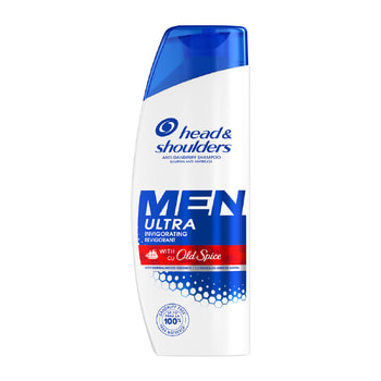 Head & Shoulders Αντιπιτυριδικό Σαμπουάν Men Ultra Old Spice Για Καθημερινή Χρήση Με Σανταλόξυλο – 330 ml