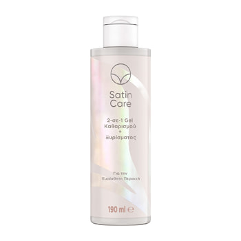 Satin Care Women's Intimate Cleansing & Shaving Gel for Sensitive Area