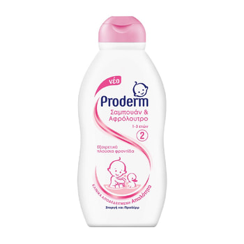 Proderm Shampoo & Bubble Bath 1-3 Years – 200 ml