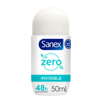 Sanex Zero% Invisible Roll-on Deodorant