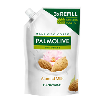 Palmolive Naturals Γάλα & Aμύγδαλο Υγρό Κρεμοσάπουνο Ανταλλακτικό Σακουλάκι
