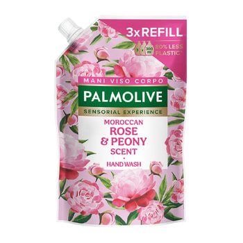 Palmolive Τριαντάφυλλο & Παιώνια Υγρό Κρεμοσάπουνο Ανταλλακτικό Σακουλάκι