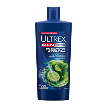 Ultrex Oil Control Refresh Anti-Dandruff Shampoo for Oily Hair – 610 ml