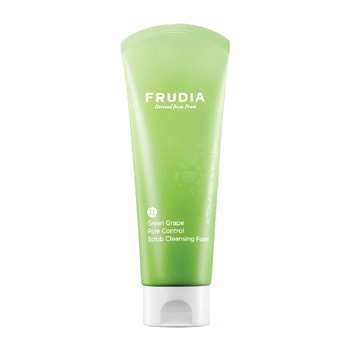Frudia Scrub & Αφρός Καθαρισμού Προσώπου με Εκχύλισμα Πράσινου Σταφυλιού - Ρύθμιση & Λείανση Των Πόρων