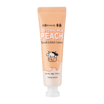 Kwailnara Softening Milk Peach Hand & Nail Cream