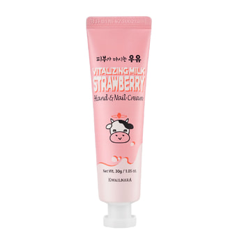 Kwailnara Vitalizing Milk Strawberry Hand & Nail Cream